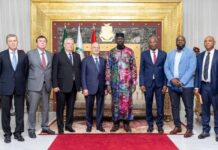 Simandou 2040 : le Chef de l’État, S.E Mamadi DOUMBOUYA, reçoit une délégation de RUSAL conduite par l’Ambassadeur de la Fédération de russsie en Guinée